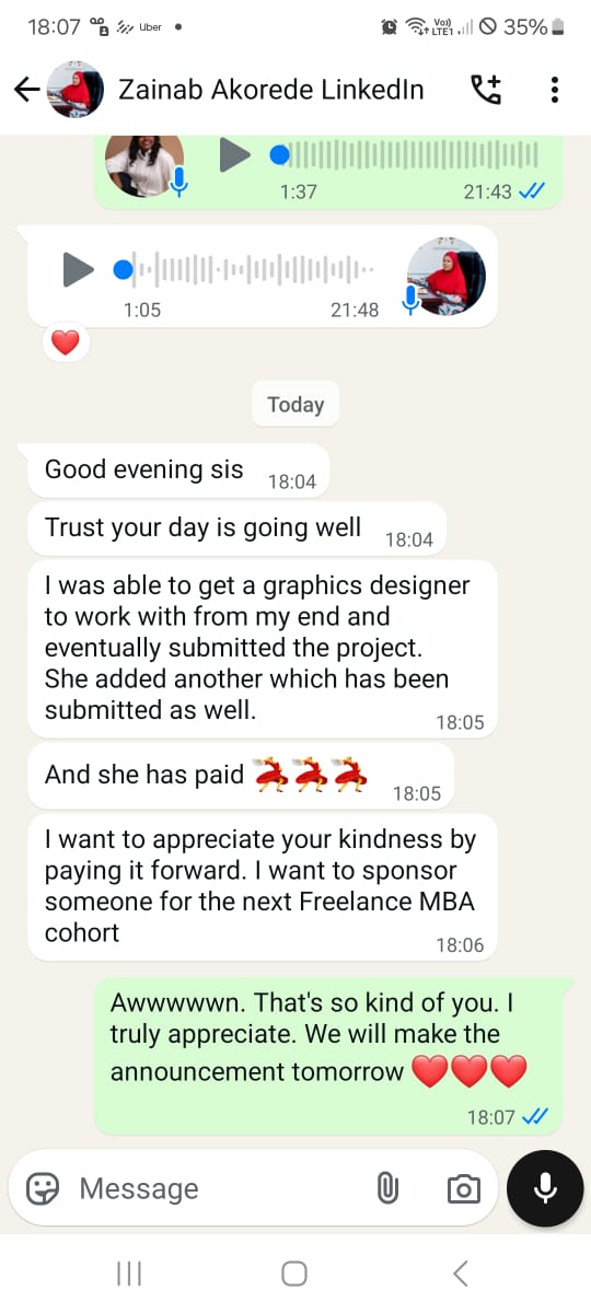 MBA freelancers Testimonials (16)